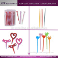 customized plastic food picks; mini food picks; wholesale party picks